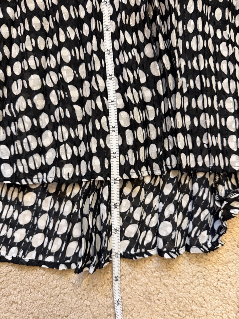 BA&SH Bessie Midi Skirt in Noir Black Size 0 - Picture 7 of 10